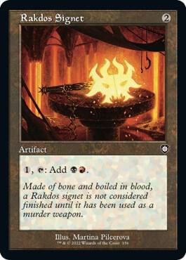 Rakdos Signet (Retro Frame) [Commander: The Brothers' War] 156