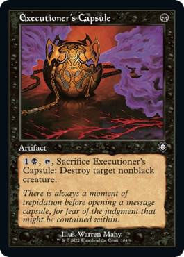 Executioner's Capsule (Retro Frame) [Commander: The Brothers' War] 104