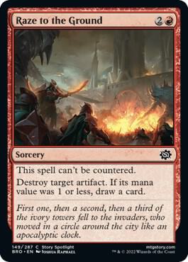 Raze to the Ground [The Brothers' War] 149