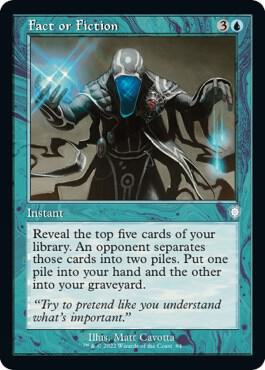 Fact or Fiction (Retro Frame) [Commander: The Brothers' War] 84