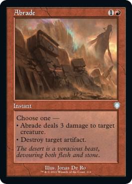 Abrade (Retro Frame) [Commander: The Brothers' War] 111