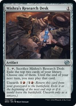 Mishra's Research Desk [The Brothers' War] 162