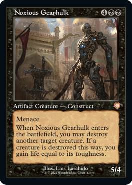 Noxious Gearhulk (Retro Frame) [Commander: The Brothers' War] 110