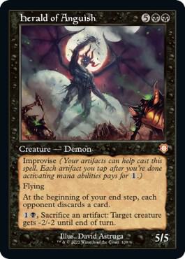 Herald of Anguish (Retro Frame) [Commander: The Brothers' War] 108