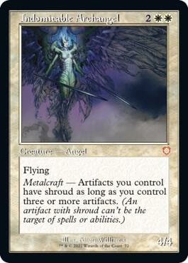 Indomitable Archangel (Retro Frame) [Commander: The Brothers' War] 72
