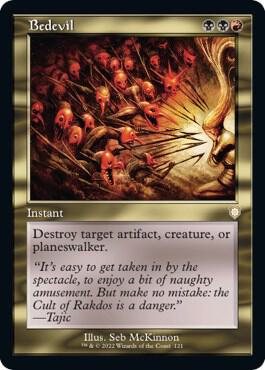 Bedevil (Retro Frame) [Commander: The Brothers' War] 121