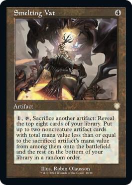 Smelting Vat (Retro Frame) [Commander: The Brothers' War] 18