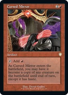 Cursed Mirror (Retro Frame) [Commander: The Brothers' War] 115