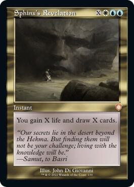 Sphinx's Revelation (Retro Frame) [Commander: The Brothers' War] 130