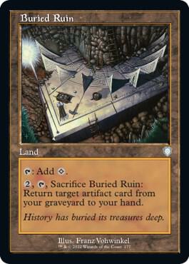Buried Ruin (Retro Frame) [Commander: The Brothers' War] 177