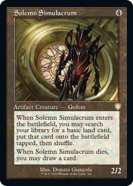 Solemn Simulacrum (Retro Frame) [Commander: The Brothers' War] 161