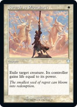 Swords to Plowshares (Retro Frame) [Commander: The Brothers' War] 75