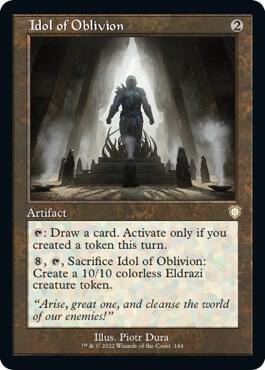 Idol of Oblivion (Retro Frame) [Commander: The Brothers' War] 144