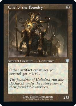 Chief of the Foundry (Retro Frame) [Commander: The Brothers' War] 134