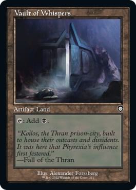Vault of Whispers (Retro Frame) [Commander: The Brothers' War] 211