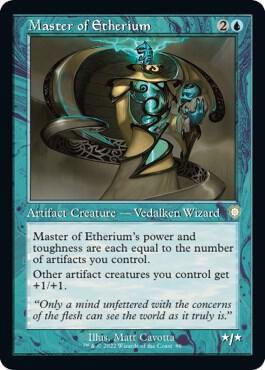 Master of Etherium (Retro Frame) [Commander: The Brothers' War] 86