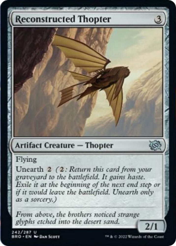 Reconstructed Thopter [The Brothers' War] 242