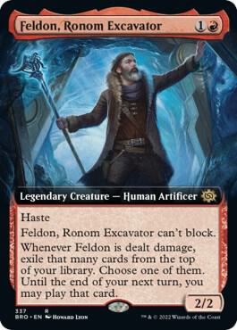 Feldon, Ronom Excavator (Extended Art) [The Brothers' War] 337