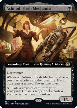 Ashnod, Flesh Mechanist (Extended Art) [The Brothers' War] 323