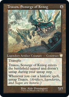 Traxos, Scourge of Kroog (Retro Frame) [Commander: The Brothers' War] 170