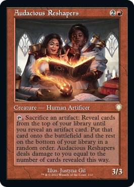 Audacious Reshapers (Retro Frame) [Commander: The Brothers' War] 112