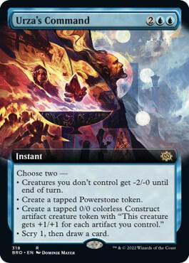 Urza's Command (Extended Art) [The Brothers' War] 318
