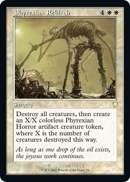 Phyrexian Rebirth (Retro Frame) [Commander: The Brothers' War] 74