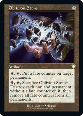 Oblivion Stone (Retro Frame) [Commander: The Brothers' War] 153