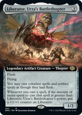 Liberator, Urza's Battlethopter (Extended Art) [The Brothers' War] 364