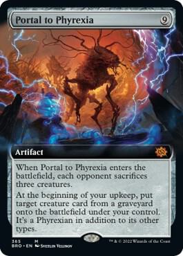 Portal to Phyrexia (Extended Art) [The Brothers' War] 365