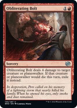 Obliterating Bolt [The Brothers' War] 145