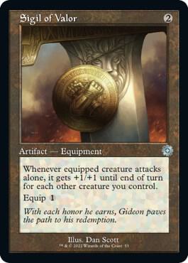Sigil of Valor [The Brothers' War: Retro Frame Artifacts] 53