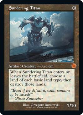 Sundering Titan [The Brothers' War: Retro Frame Artifacts] 57