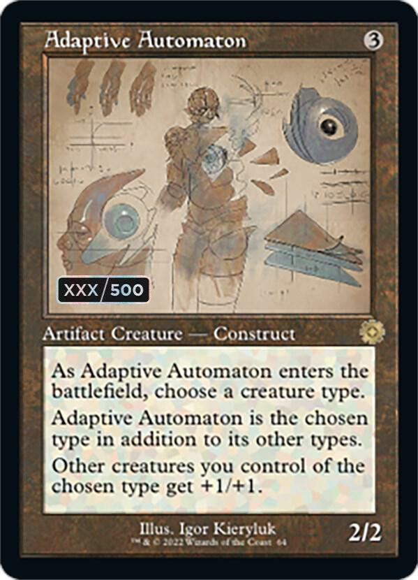 Adaptive Automaton (Schematic) (Serial Numbered) [The Brothers' War: Retro Frame Artifacts] 64