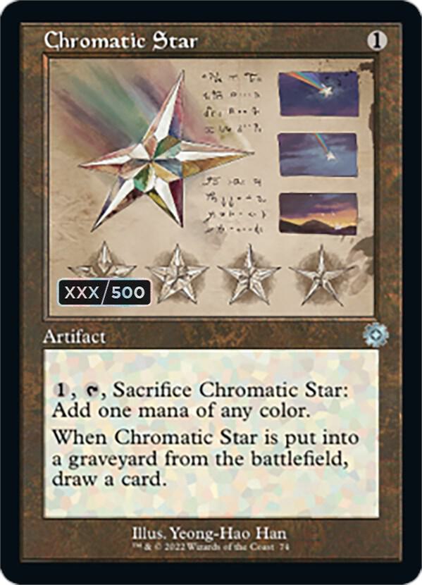 Chromatic Star (Schematic) (Serial Numbered) [The Brothers' War: Retro Frame Artifacts] 74