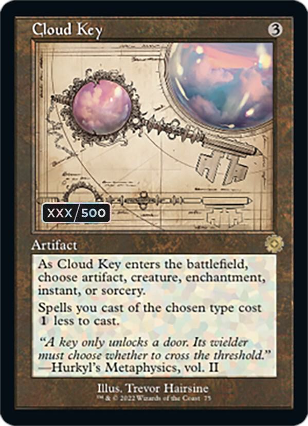 Cloud Key (Schematic) (Serial Numbered) [The Brothers' War: Retro Frame Artifacts] 75