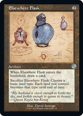 Elsewhere Flask (Schematic) [The Brothers' War: Retro Frame Artifacts] 78