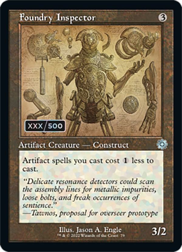 Foundry Inspector (Schematic) (Serial Numbered) [The Brothers' War: Retro Frame Artifacts] 79