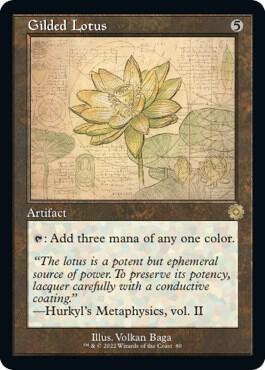 Gilded Lotus (Schematic) [The Brothers' War: Retro Frame Artifacts] 80