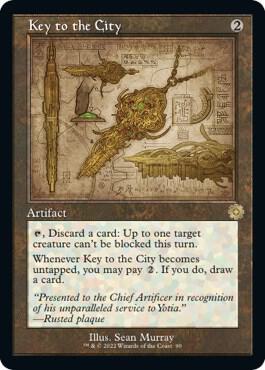 Key to the City (Schematic) [The Brothers' War: Retro Frame Artifacts] 90
