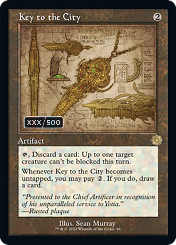 Key to the City (Schematic) (Serial Numbered) [The Brothers' War: Retro Frame Artifacts] 90