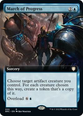 March of Progress (Extended Art) [Commander: The Brothers' War] 55