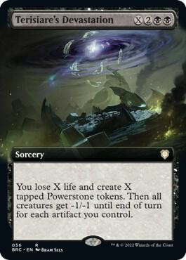 Terisiare's Devastation (Extended Art) [Commander: The Brothers' War] 56