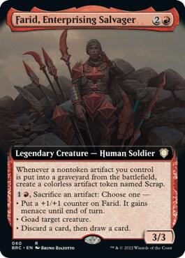 Farid, Enterprising Salvager (Extended Art) [Commander: The Brothers' War] 60