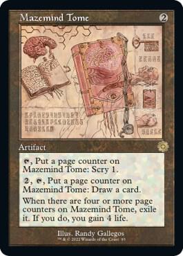 Mazemind Tome (Schematic) [The Brothers' War: Retro Frame Artifacts] 93