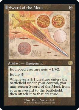 Sword of the Meek (Schematic) [The Brothers' War: Retro Frame Artifacts] 122