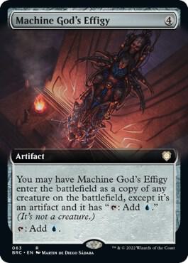 Machine God's Effigy (Extended Art) [Commander: The Brothers' War] 63