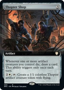 Thopter Shop (Extended Art) [Commander: The Brothers' War] 66