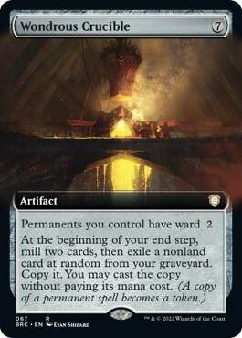 Wondrous Crucible (Extended Art) [Commander: The Brothers' War] 67