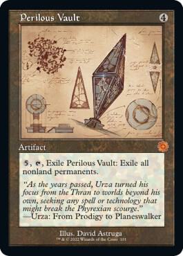 Perilous Vault (Schematic) [The Brothers' War: Retro Frame Artifacts] 101